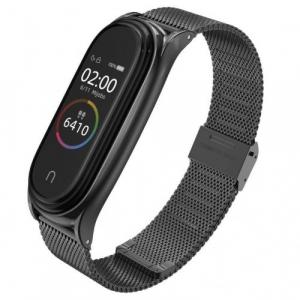 Stalowa bransoletka Tech-Protect Milaneseband do Xiaomi Mi Smart Band 7, czarna