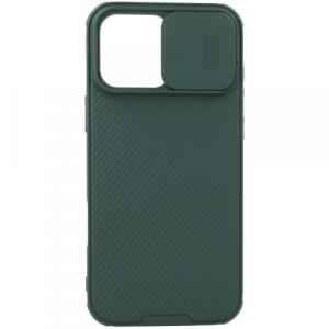 Etui Nillkin CamShield Pro do iPhone 16 Pro Max, ciemnozielone