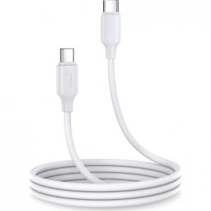 OUTLET: Kabel do ładowania / transmisji danych Joyroom USB-C do USB-C, 60W / 3A, 1m, biały