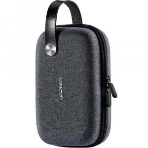 Etui / pudełko na dysk HDD, SSD i akcesoria Ugreen LP152 20,3 x 12,9 x 7,2 cm, szaro-czarne