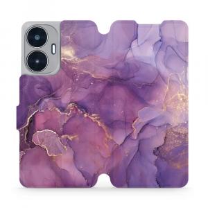 Etui z klapką do Realme C55, Mobiwear Book, fioletowe