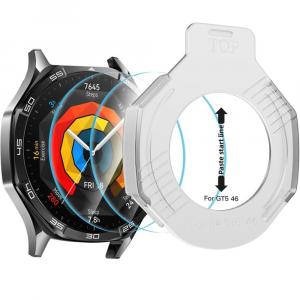 Szkło hartowane Tech-Protect Easy Set+ do Huawei Watch GT 5 46mm, z ramką aplikacyjną, 2 sztuki