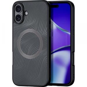 Etui Dux Ducis Aimo Mag do iPhone 16, czarno-przezroczyste