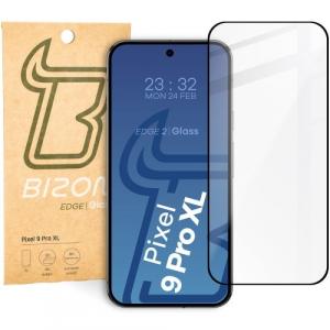 Szkło hartowane Bizon Glass Edge 2 do Google Pixel 9 Pro XL, czarna ramka