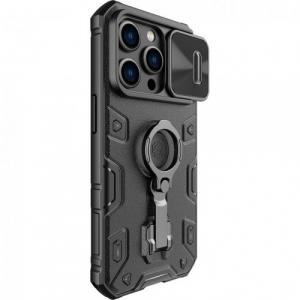 Etui z ochroną aparatu Nillkin CamShield Armor Pro Magnetic do iPhone 14 Pro, czarne