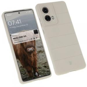 Pancerne etui Bizon Case Tur do Motorola Moto G85 5G, jasnoszare