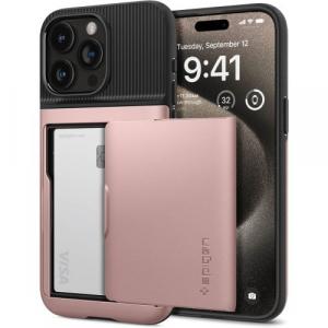 Etui Spigen Slim Armor CS do iPhone 15 Pro Max, różowozłote