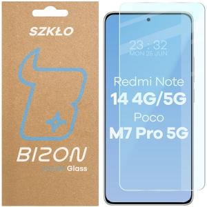 Szkło hartowane Bizon Glass Clear 2 do Xiaomi Redmi Note 14/Poco M7 Pro 5G