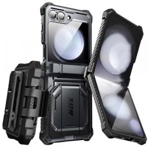 Etui pancerne Supcase i-Blason Armorbox BackSP do Galaxy Z Flip7 FE / Z Flip6, czarne