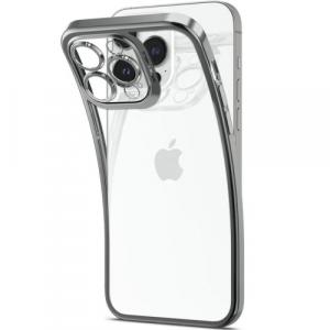 Etui Spigen Optik Crystal do iPhone 14 Pro, przezroczysto-czarne