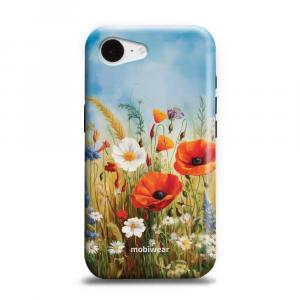 Etui ochronne do iPhone 16e, Mobiwear Elite Pro, łąkowe kwiaty