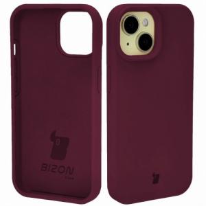 Etui silikonowe Bizon Soft Case do iPhone 15, ciemnofioletowe