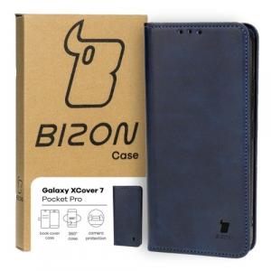 Etui z klapką Bizon Case Pocket Pro do Galaxy Xcover7, granatowe