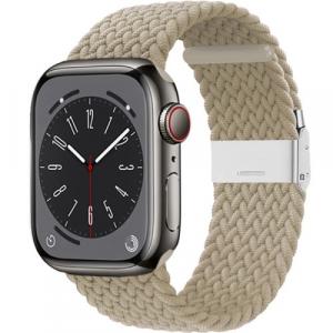 Pasek Crong Wave Band do Apple Watch 41/40/38 mm, beżowy