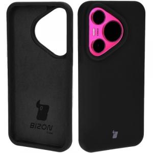 Silikonowe etui Bizon Soft Case do Huawei Pura 70, czarne