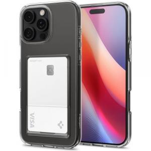 Etui ze slotem na kartę Spigen Crystal Slot do iPhone 16 Pro Max, przezroczyste