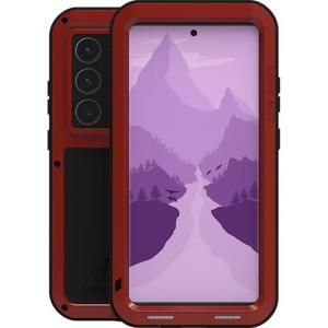 OUTLET: Etui pancerne LOVE MEI Powerful do Galaxy S24 Ultra, czerwone