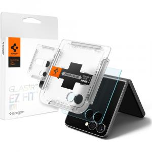 Szkło do etui + Aplikator Spigen Glas.tr EZ Fit do Galaxy Z Flip7, przezroczyste