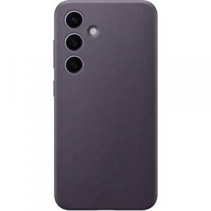 Etui Samsung Vegan Leather Cover do Galaxy S24, ciemnofioletowe