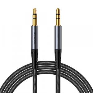 Kabel audio Joyroom SY-A08, AUX 3,5mm mini jack (2x męski) 1,2m, czarny