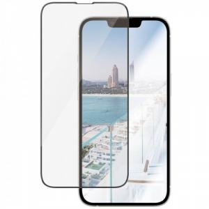 Szkło hartowane na cały ekran PanzerGlass Ultra-Wide Fit Anti-reflective + EasyAligner do iPhone 14 / 13 Pro / 13, czarna ramka