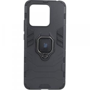 Etui Bizon Case Armor Ring do Xiaomi Redmi 10C, czarne