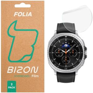 Folia hydrożelowa na ekran Bizon Glass Watch Hydrogel do Galaxy Watch 8 Classic 46 mm, 2 sztuki