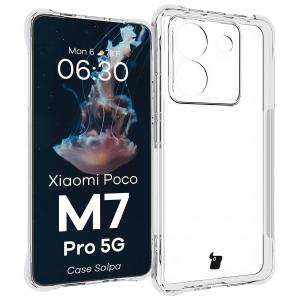 Elastyczne etui Bizon Case Salpa do Xiaomi Poco M7 Pro 5G, przezroczyste