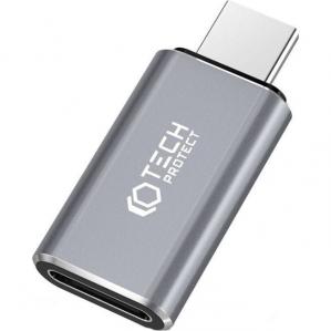 OUTLET: Adapter Tech-Protect UltraBoost przejściówka USB-C na Lightning, szary