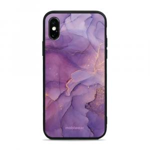 Etui ochronne do iPhone X, Mobiwear Glossy Case, fioletowe