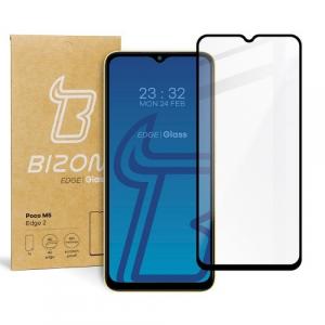 Szkło hartowane Bizon Glass Edge 2 do Poco M5, czarne