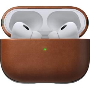 Etui Nomad Modern Leather Case Apple AirPods Pro 2, jasnobrązowe