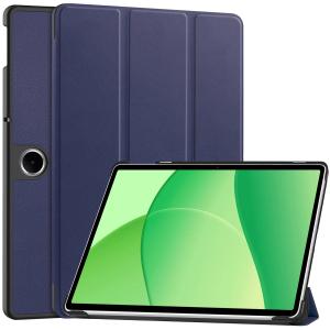 Etui z klapką Bizon Case Tab Croc do OnePlus Pad Lite / Oppo Pad SE, granatowe