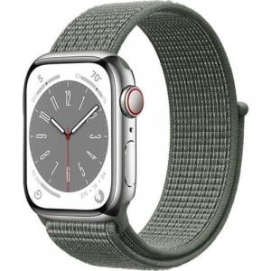 Pasek Crong Nylon do Apple Watch 49/46/45/44 mm, zielone