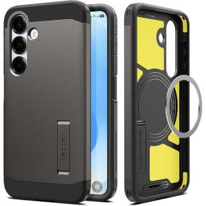 Etui Spigen Tough Armor Mag do MagSafe do Galaxy S25 Plus, stalowe