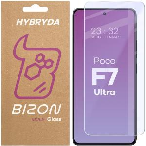 Elastyczne szkło hybrydowe Bizon Glass Mule do Xiaomi Poco F7 Ultra