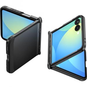 Etui Spigen Slim Armor Pro Mag do MagSafe do Galaxy Z Flip7, czarne
