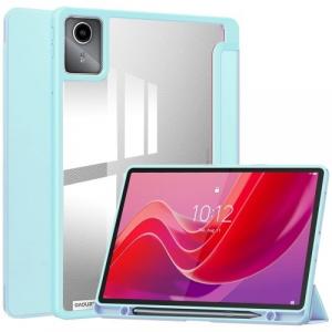 Etui Bizon Case Tab Clear Matt do Lenovo Tab M11 1 gen., błękitne