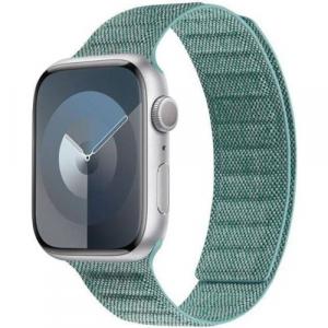 Pasek magnetyczny Crong Melange do Apple Watch 44/45/49, turkusowy