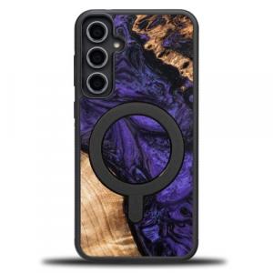 Drewniane etui do Galaxy S23 FE, Bewood Unique Violet do MagSafe
