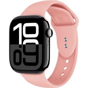 Pasek Crong Sport Liquid Band do Apple Watch 42/41/40/38 mm, różowy
