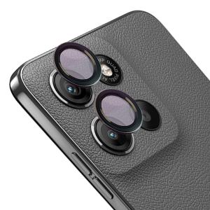 Szkło na aparat Bizon Glass Snap Lens do Motorola Moto G15/G15 Power, 1 zestaw, czarna ramka