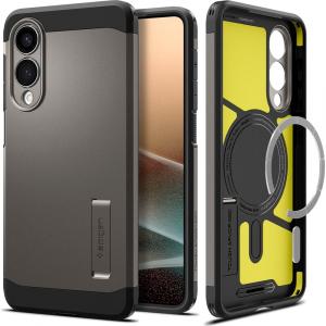 Etui Spigen Tough Armor Mag do MagSafe do Galaxy S25 Edge, stalowe