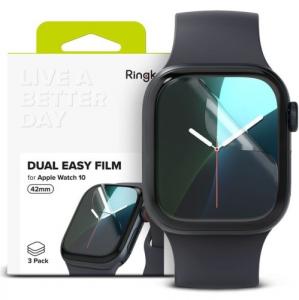 Folia Ringke Dual Easy Film do Apple Watch 10 42mm, 3 sztuki