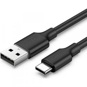 Kabel Ugreen US287 USB-A / USB-C, 3A, QC 3.0, 0,25m, czarny