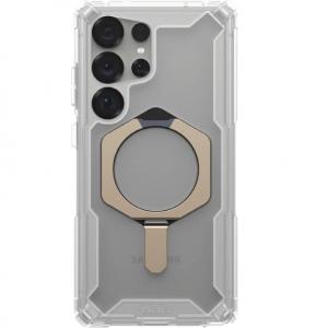 Etui pancerne Urban Armor Gear Plasma XTE Kickstand do Galaxy S25 Ultra, przezroczyste