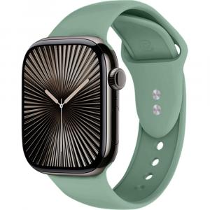 Pasek Crong Sport Liquid Band do Apple Watch 42/41/40/38 mm, szałwiowy