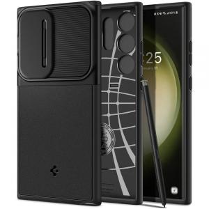 OUTLET: Etui Spigen Optik Armor do Galaxy S23 Ultra, czarne
