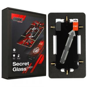 Szkło prywatyzujące na ekran Grizz SecretGlass Easy do iPhone 15 Pro z ramką aplikacyjną