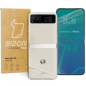 Folia hydrożelowa na tył i przód Bizon Glass Hydrogel, Motorola Razr 40